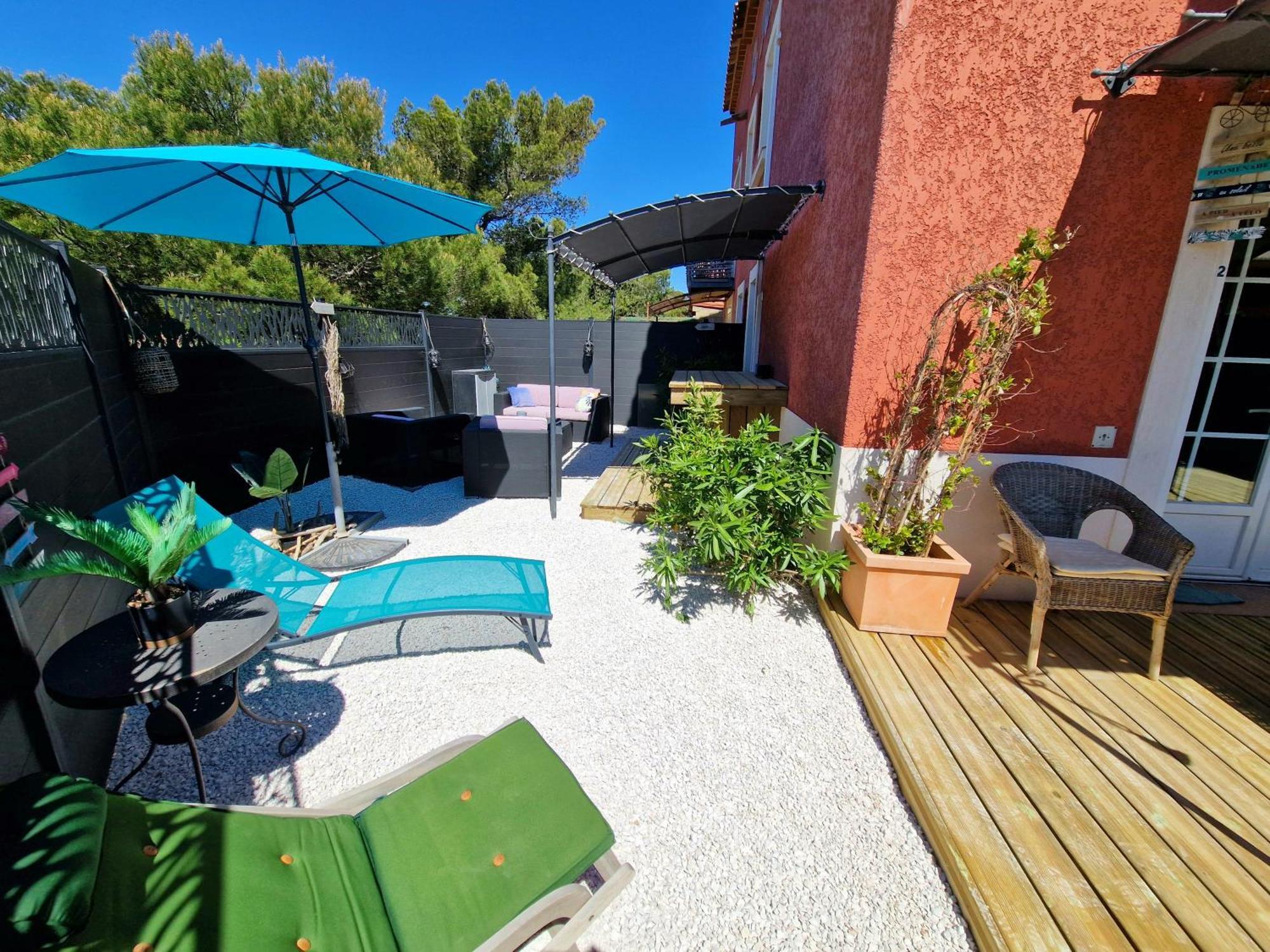 L'Instant Mer - Bord De Mer - Studio Avec Grand Jardin A La Capte Hyères Exterior foto